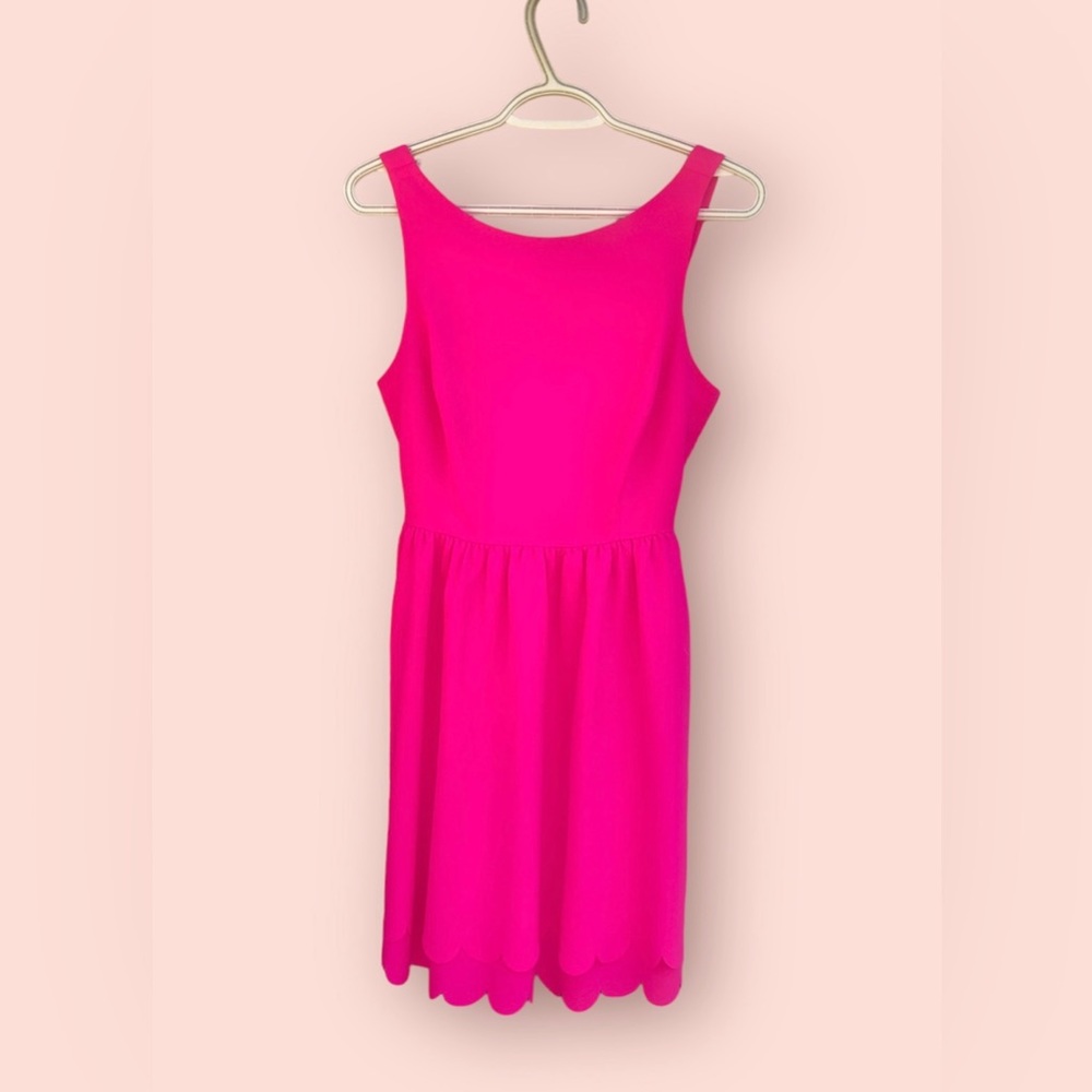 Hot pink dress
